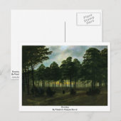 Abend von Friedrich Caspar David Postkarte (Vorne/Hinten)