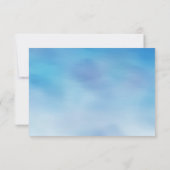 Abend Watercolor Palm Blätter UAWG RSVP Karte (Rückseite)