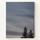 Abend Whisper SpiralNotebook Notizblock (Rückseite)