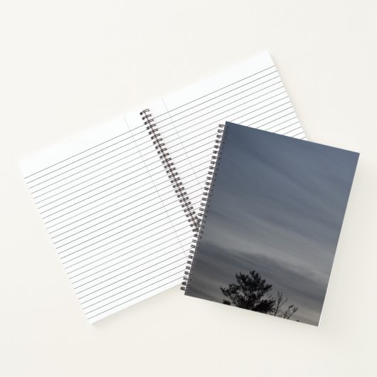Abend Whisper SpiralNotebook Notizblock (Innenseite)