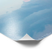 Abend Wolken Fotodruck (Ecke)