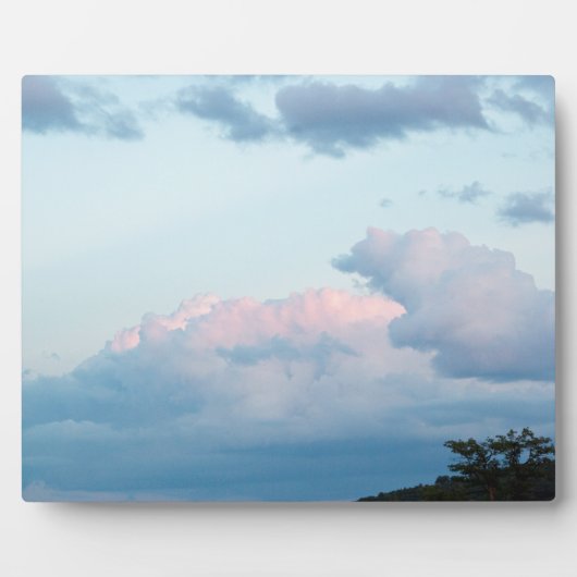 Abend Wolken Fotoplatte (Vorderseite)