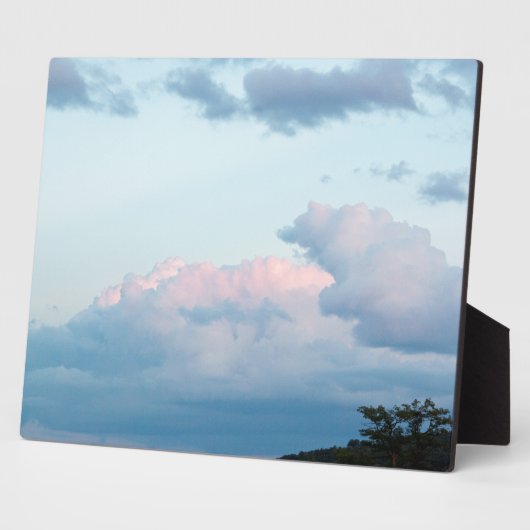 Abend Wolken Fotoplatte (Seite)