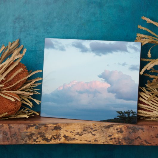 Abend Wolken Fotoplatte (Seite)