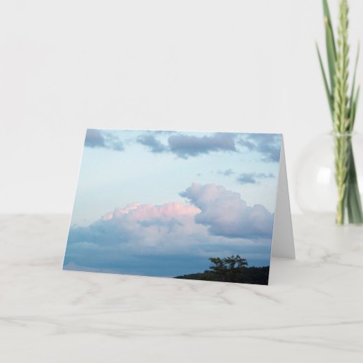 Abend Wolken Karte (Vorderseite)
