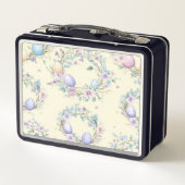 Abendbroschüre für künstlerisches Ostermuster Metall Brotdose (Rückseite)