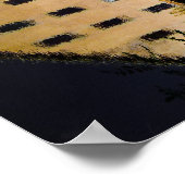 Abenddämmerung am Kanal Poster (Ecke)