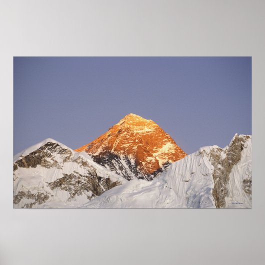 Abenddämmerung am Mount Everest, Nepal Poster (Vorne)