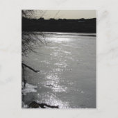 Abenddämmerung am Rio Grande Postkarte (Vorderseite)