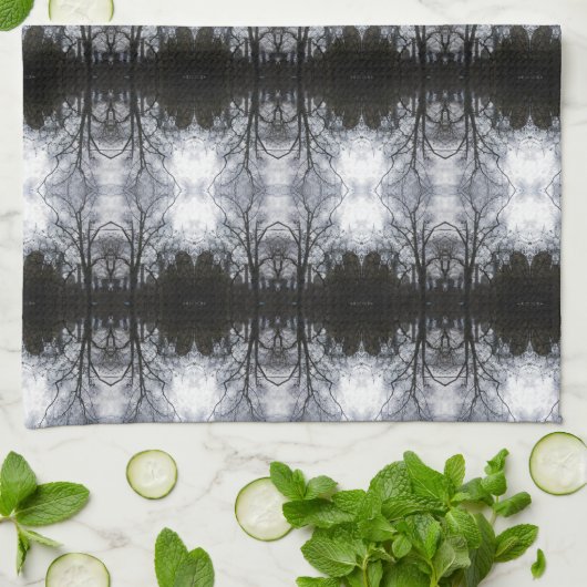 Abenddämmerung im Central Park Geschirrtuch (Gefaltet)