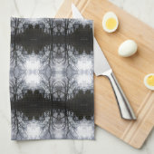 Abenddämmerung im Central Park Geschirrtuch (Viertel Falte)