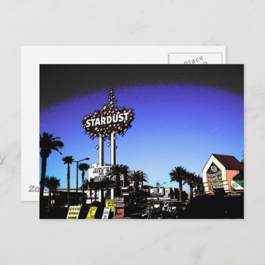 Abenddämmerung im Stardust Postkarte (Vorne/Hinten)