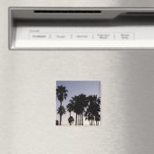 Abenddämmerung mit tropischen Palmen Magnet (In Situ (Geschirrspüler))