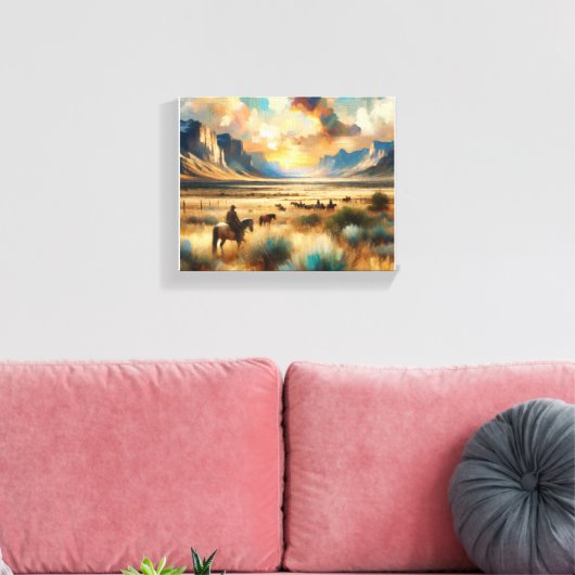 Abenddämmerung: Starke Leinwand (Insitu (Wohnzimmer))