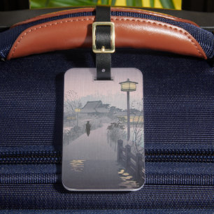 Abenddämmerung und Regen auf dem Weg nach Shinobaz Gepäckanhänger