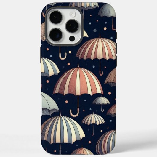 Abende am Strand im Regen Case-Mate iPhone Hülle (Rückseite)