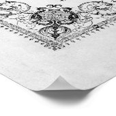 ABENDESMENÜ FÜR FIREMEN 1856 POSTER (Ecke)