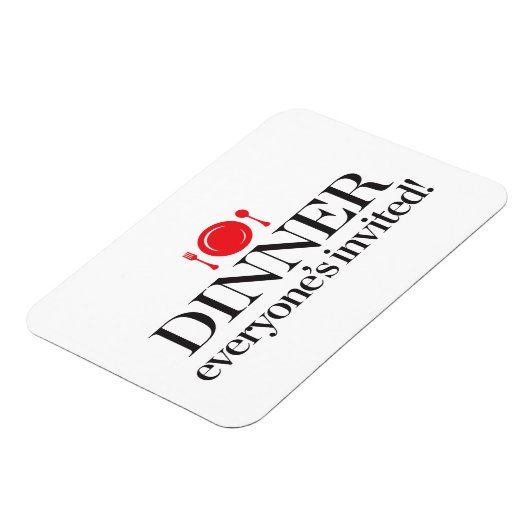 Abendessen Alle sind eingeladen Magnet (Linke Seite)