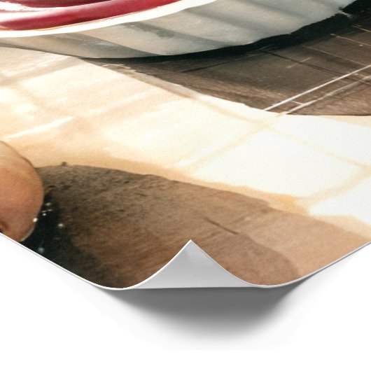 Abendessen am Erntedank Poster (Ecke)