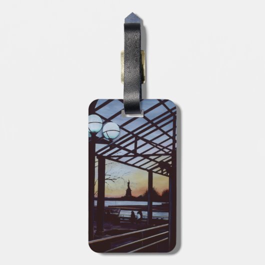 Abendessen am Geburtsort von Freedom Gepäckanhänger (Rückseite vertikal)