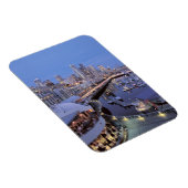 Abendessen am Hafen von Bell in Seattle, Washingto Magnet (Rechte Seite)