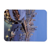 Abendessen am Hafen von Bell in Seattle, Washingto Magnet (Horizontal)