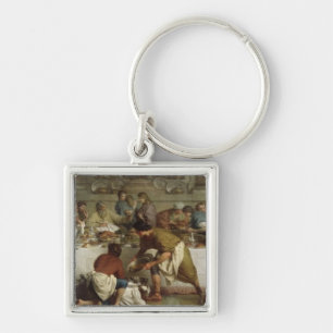 Abendessen am Haus von Simon, 1737 Schlüsselanhänger