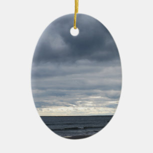 Abendessen am Strand Keramik Ornament