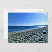 Abendessen am Strand von Malibu Postkarte (Vorne/Hinten)