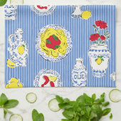 Abendessen an der Amalfiküste Geschirrtuch (Gefaltet)