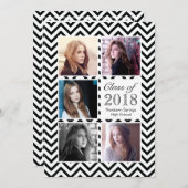 Abendessen an der High School Graduation Party - F Einladung (Vorne/Hinten)