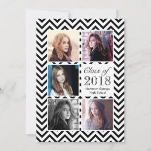 Abendessen an der High School Graduation Party - F Einladung