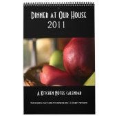Abendessen an unserem Hauskalender Kalender (Titelbild)