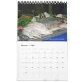 Abendessen an unserem Hauskalender Kalender (Feb 2027)