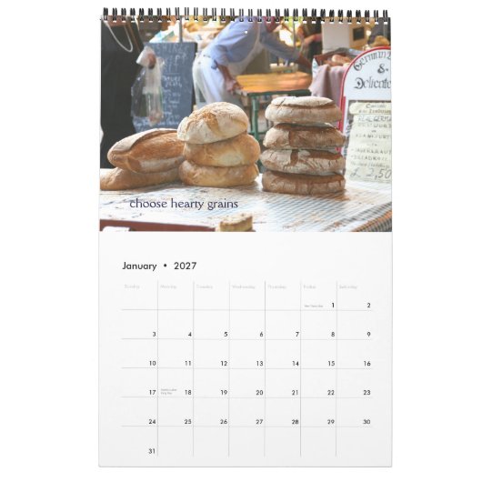 Abendessen an unserem Hauskalender Kalender (Jan 2027)