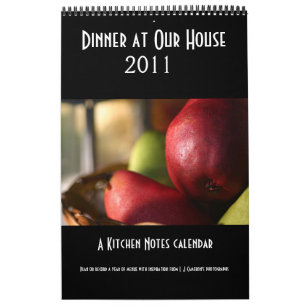 Abendessen an unserem Hauskalender Kalender