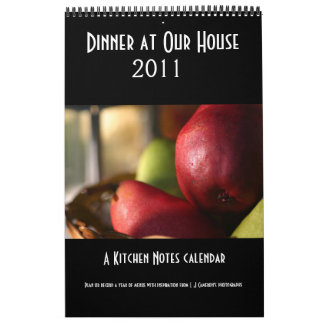Abendessen an unserem Hauskalender Kalender