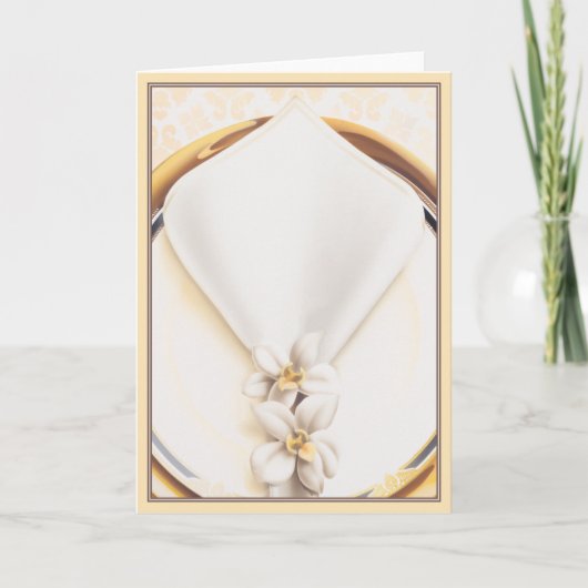 Abendessen auf acht © karte (Vorderseite)