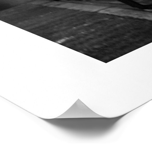 Abendessen auf der Straße Poster (Ecke)