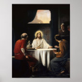 Abendessen bei Emaus von Carl Bloch Print Poster (Vorne)
