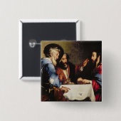 Abendessen bei Emmaus Button (Vorne & Hinten)