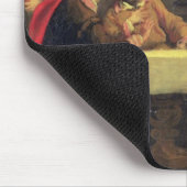 Abendessen bei Emmaus, c.1600-05 (Öl auf Platte) Mousepad (Ecke)