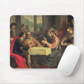 Abendessen bei Emmaus, c.1600-05 (Öl auf Platte) Mousepad (Mit Mouse)