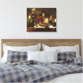 Abendessen bei Emmaus - Caravaggio Leinwanddruck (Insitu (Schlafzimmer))