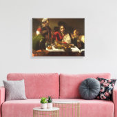 Abendessen bei Emmaus - Caravaggio Leinwanddruck (Insitu (Wohnzimmer))