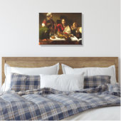 Abendessen bei Emmaus - Caravaggio Leinwanddruck (Insitu (Schlafzimmer))