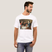 Abendessen bei Emmaus (Öl auf Leinwand) 2 T-Shirt (Vorne ganz)