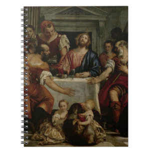 Abendessen bei Emmaus (Öl auf Leinwand) Notizblock