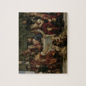 Abendessen bei Emmaus (Öl auf Leinwand) Puzzle (Vertikal)