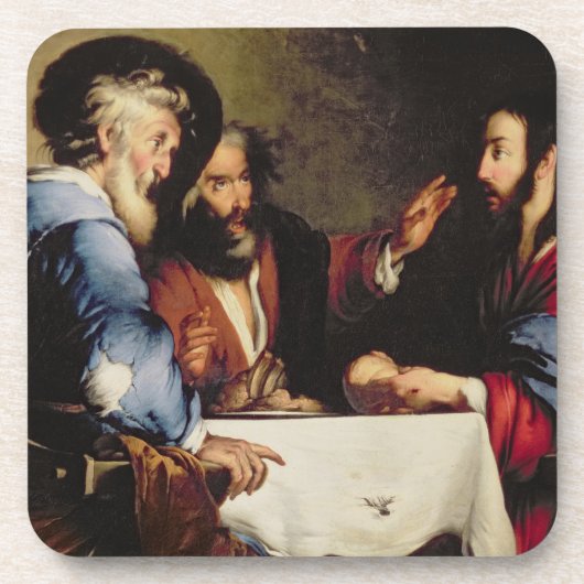Abendessen bei Emmaus Untersetzer (Vorderseite)